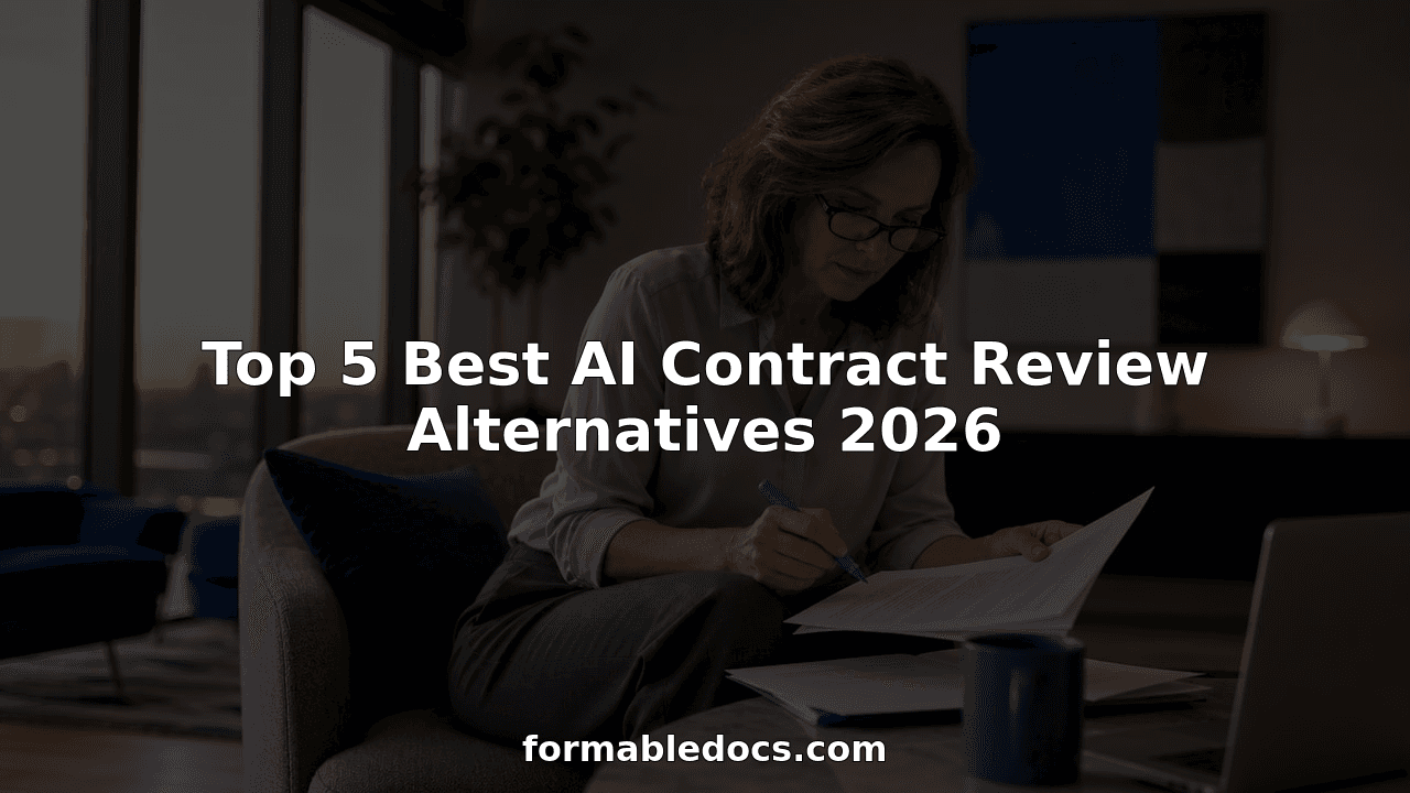 Top 5 best AI contract review alternatives in 2026