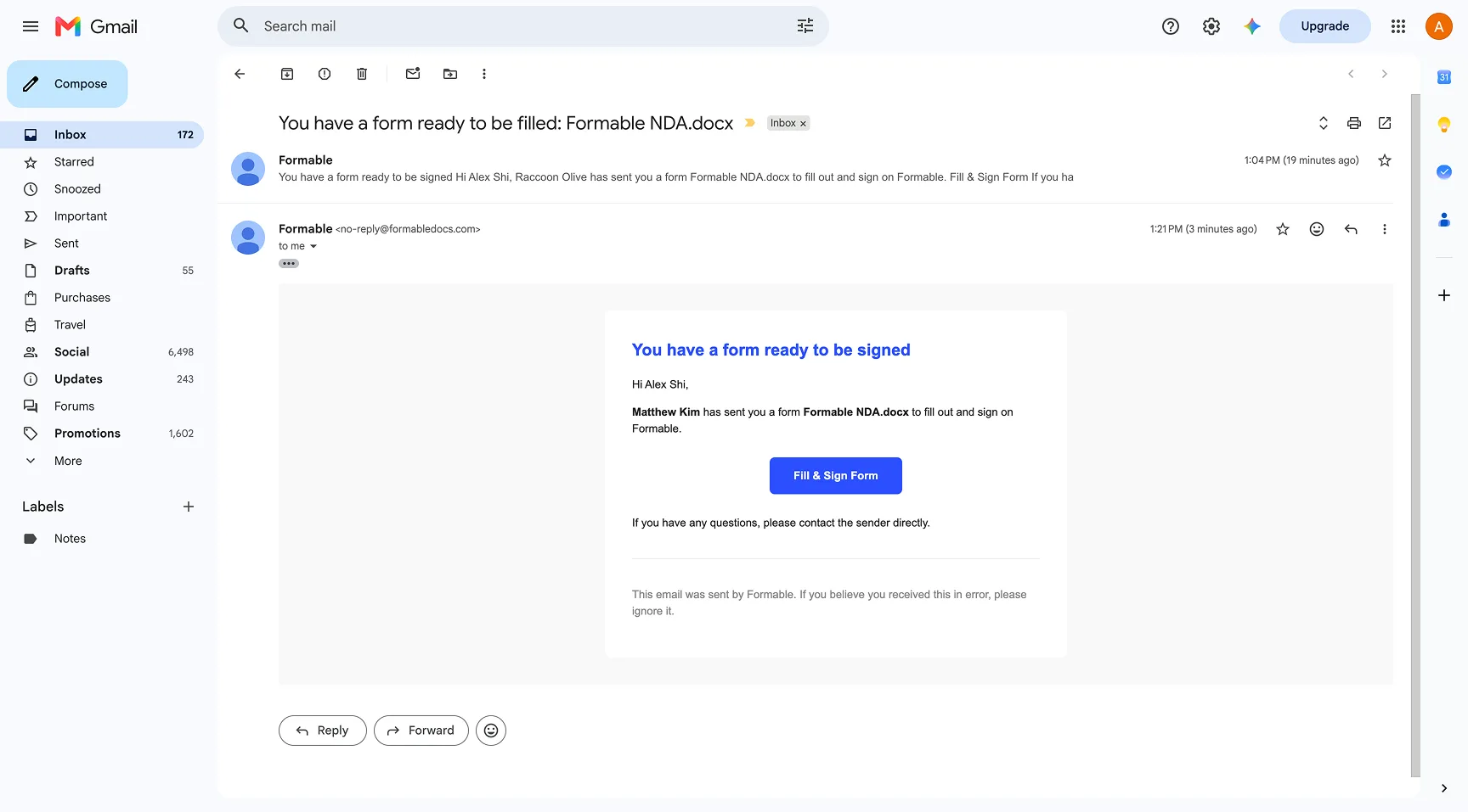 Formable e-signing product overview